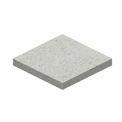 Ступень Marvel Terrazzo White Scalino Ang. Matt (33x33) AS8Y
