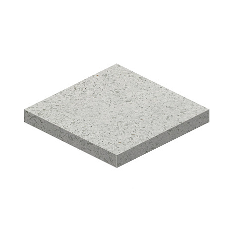 Ступень Marvel Terrazzo White Scalino Ang. Matt (33x33) AS8Y