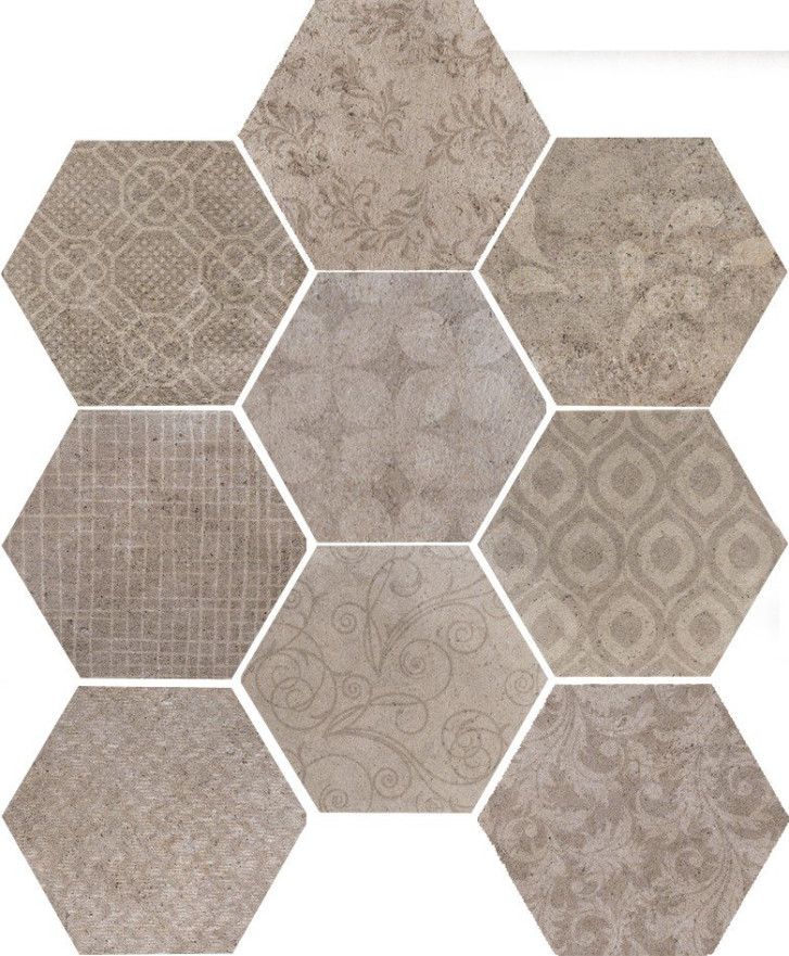 Керамогранит ESAGONA FABRIC NATURAL (24x27.7)(56 B) 10472513 10472513