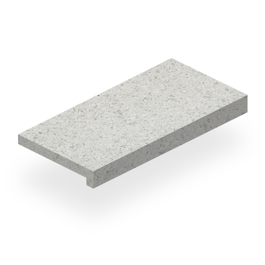 Ступень Marvel Terrazzo White Scalino Matt (33x60) AT9R AT9R