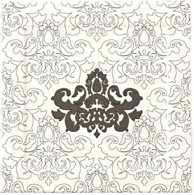 Керамическая плиткаMrv174 Elite Forma Bianco/nero Damasco (30x30)