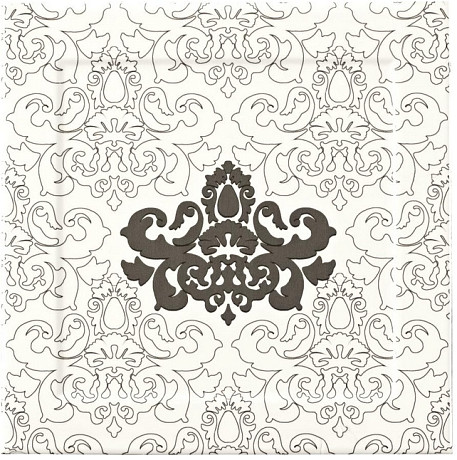 Керамическая плиткаMrv174 Elite Forma Bianco/nero Damasco (30x30)