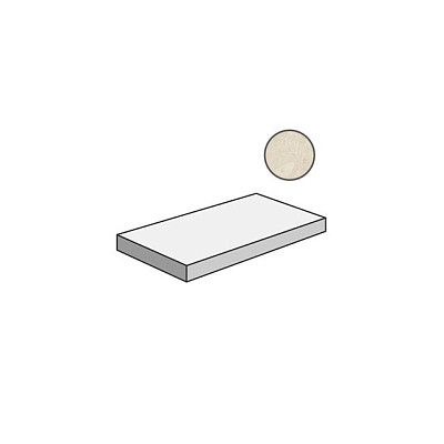 Ступень угловая правая Genesis Moon White Scalino Angolare Dx 620070001058 (33x60)