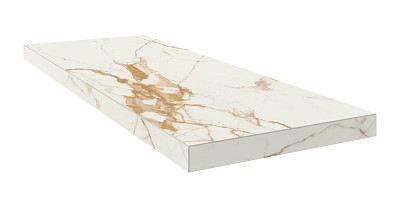 Ступень угловая левая POMPEI WHITE Scal. ANG.SX (33x90) 620070002162