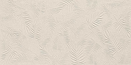 Керамическая плитка 3D Wall Carve Leaf Ivory (40x80) A579