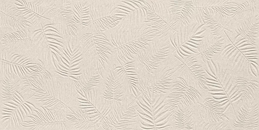 Керамическая плитка 3D Wall Carve Leaf Ivory (40x80) A579 A579