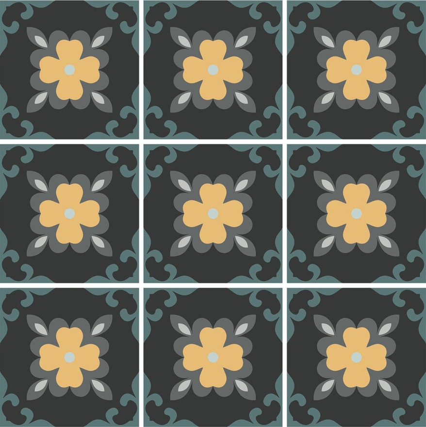 Dahlia NIGHT (15x15)