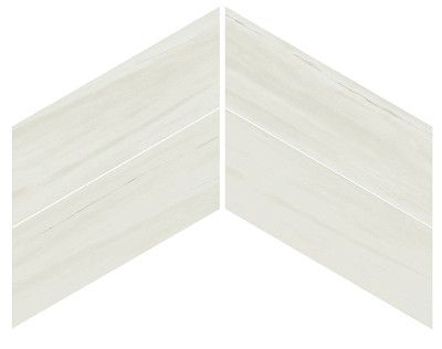 Мозаика Marvel Bianco Dolomite Chevron Lappato (22.5X22.9) AS1Q