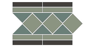 Бордюр MELBOURNE GREEN BORDER 28x20.1 (28x20.1)