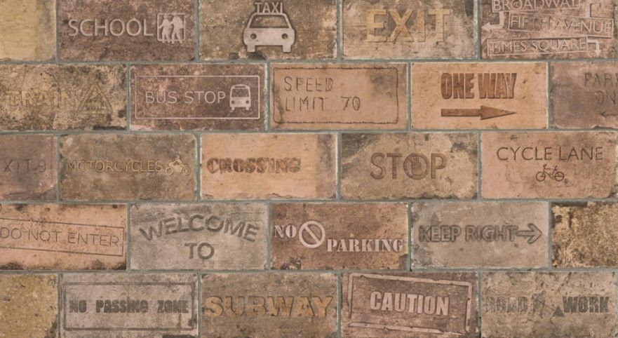 Керамогранит ROAD SIGNS MIX CHELSEA (10x20) 1048423 1048423