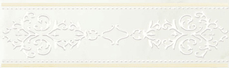 Бордюр Mrv125 Crystal Marble Frise Biancospino (9,6x30) MRV125