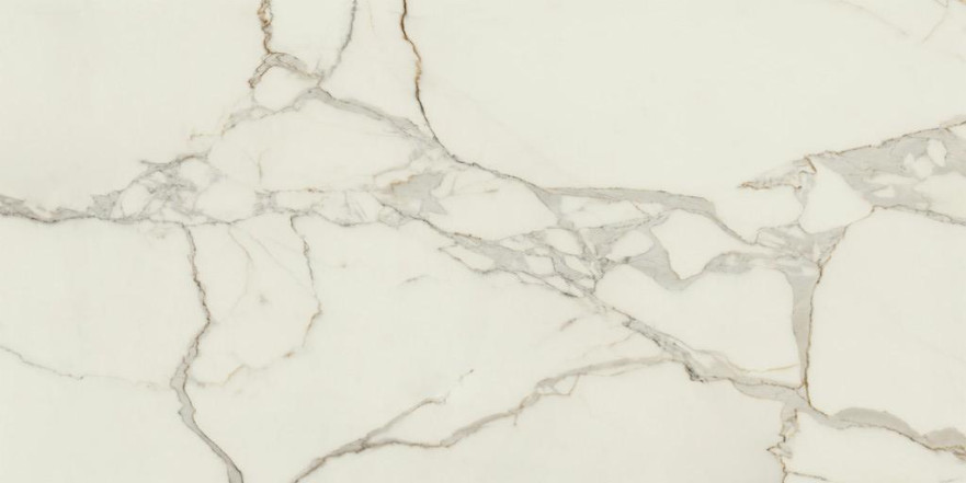 Керамогранит Marmo e pietra Calacatta oro lappato rettificato 163105 (60x120) 163105