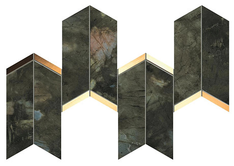 Мозаика Marvel Chevron Brasil Green (17x41.4) 9MCO