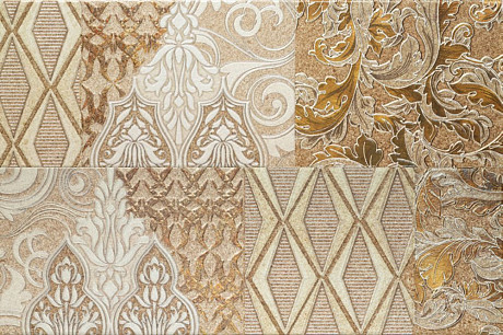 Декор Ros. 7514 Composicion living II beige (25x75)