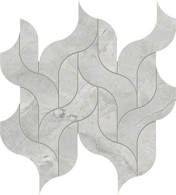 Мозаика Marvel Grey Cloud Mosaico Waterfall Lappato (30.5x27.7) AF8U