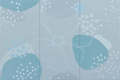 Панно Pastel Montage (компл. из 3 штук) (60x90) ND_D0014