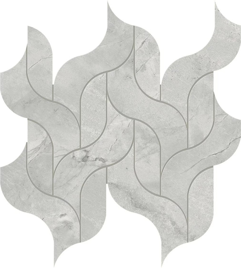 Мозаика Marvel Grey Cloud Mosaico Waterfall Lappato (30.5x27.7) AF8U AF8U