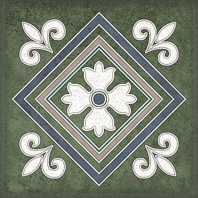 Плитка SMALTO DECOR 2 VERDE (15x15)