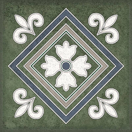 Плитка SMALTO DECOR 2 VERDE (15x15)