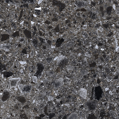 Керамогранит Terrazzo Dark Grey Matt. (60x60) K-333