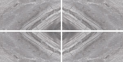 Декор Supreme Book Match Grey 77536 (60x120)