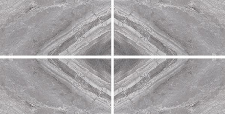 Декор Supreme Book Match Grey 77536 (60x120)