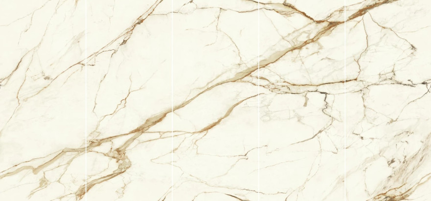 Керамогранит MARVEL Calacatta Imperiale Lapp. Kit Endless 5pcs (120x278) A6EQ A6EQ