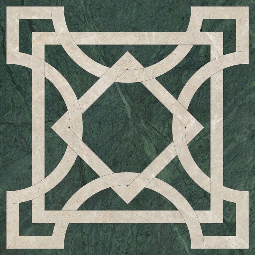 Керамогранит 32 Classic Magic Tile (Brandenburg Green) (60x60) PJG-CLASSIC32 PJG-CLASSIC32