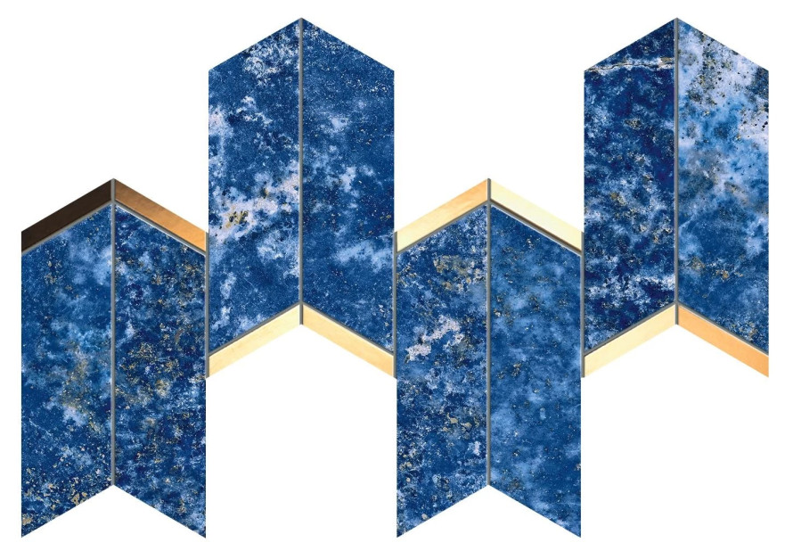 Мозаика Marvel Chevron Ultramarine (17x41.4) 9MCP 9MCP