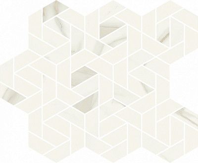 Мозаика Metropolis Calacatta Gold Mosaico Icon 620110000152 (28.6x34.7)
