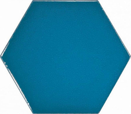 Керамическая плитка Scale Hexagon Electric Blue (10.7x12.4) 23836