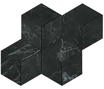 Мозаика Marvel Noir St.Laurent Mos. Esagono Lapp. (30x35) ADVP