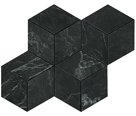 Мозаика Marvel Noir St.Laurent Mos. Esagono Lapp. (30x35) ADVP