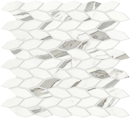 Мозаика Marvel Statuario Supremo Mos. Twist Silk (30.5x30.5) A4WQ