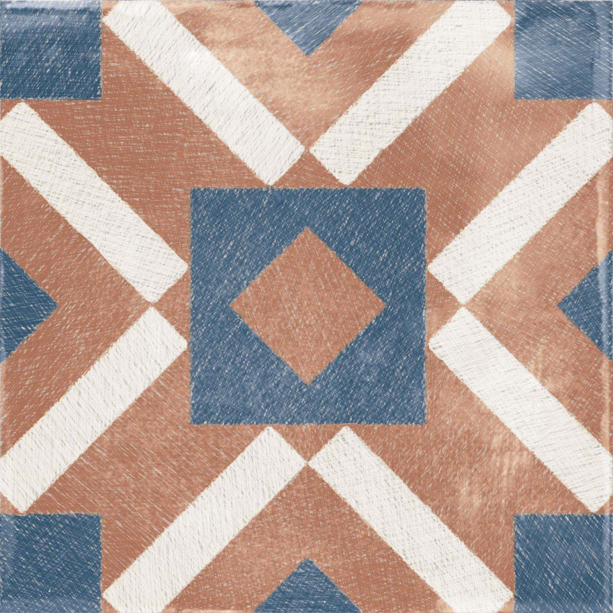 Керамогранит Play Labyrinth cotto PF60003370 (20x20) PF60003370