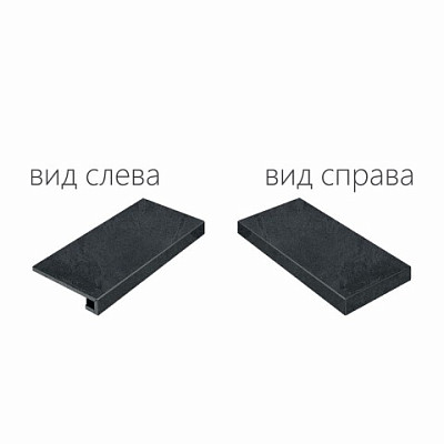 Ступень угловая правая Materia Titanio Scalino Angolare Dx 620070000821 (33x60)