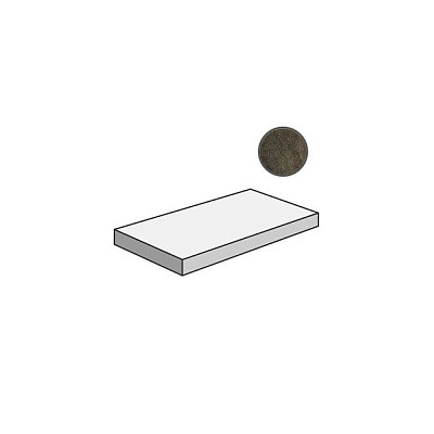 Ступень угловая левая Genesis Mercury Brown Scalino Angolare Sx 620070001067 (33x60)