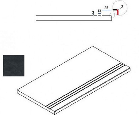 Titanio Bordo Grip 620090000419 (30x60)