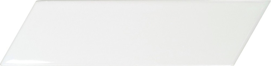 Керамическая плитка Chevron wall WHITE LEFT (18.6x5.2) 23344 23344