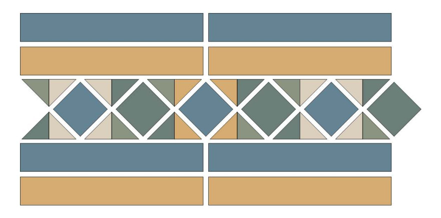 Бордюр ABU DHABI BORDER (28.1x14.7)