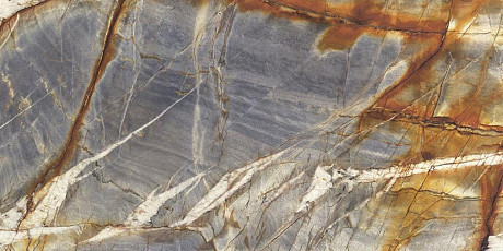 Керамогранит Ultra Marmi BLUE TEMPEST Luc Shiny (150х75) 6 mm UM6L157692