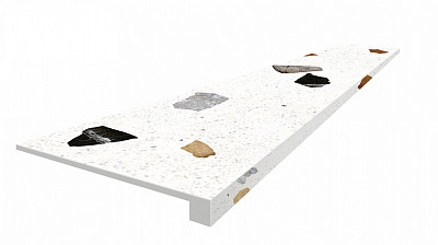 Ступень фронтальная Палладио уайт 620070002369 (33x120)