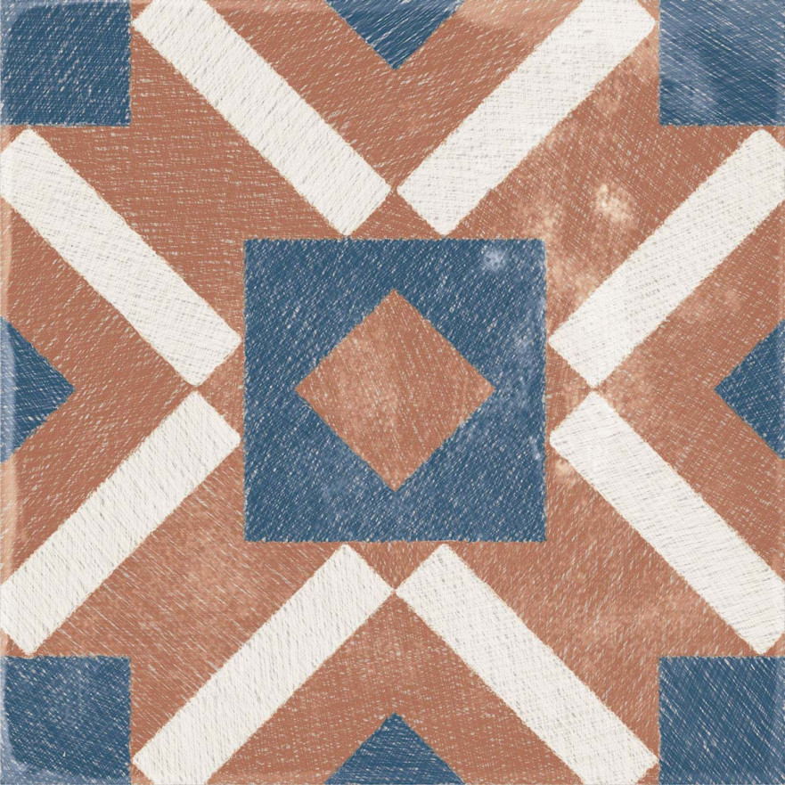 Керамогранит Play Labyrinth cotto PF60003370 (20x20) PF60003370