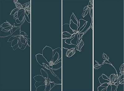 Панно Ekzotic bloom (90x120) 06-01-1-81-03-65-1889-0