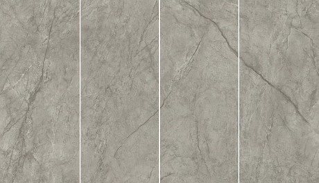 Керамогранит Marvel Meraviglia Silver Majestic - 6mm Lapp. Kit Endless 4pcs AKQU (120x278)