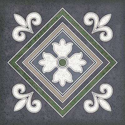 Плитка SMALTO DECOR 2 BLU (15x15)