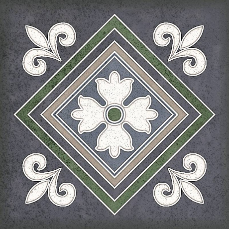 Плитка SMALTO DECOR 2 BLU (15x15)