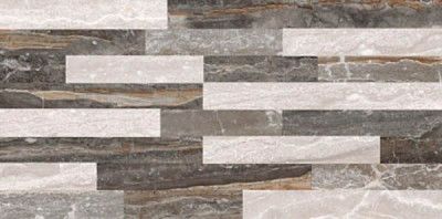 Керамогранит Bergamo 3D Микс Декор Теплая гамма ЛПР (30x60) K946621LPR