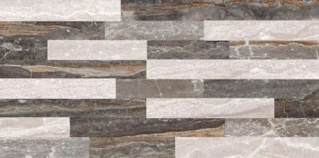 Керамогранит Bergamo 3D Микс Декор Теплая гамма ЛПР (30x60) K946621LPR