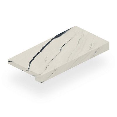 Ступень фронтальная Forte Dei Marmi Panda White Scal. Front. (33x80) 620070002416